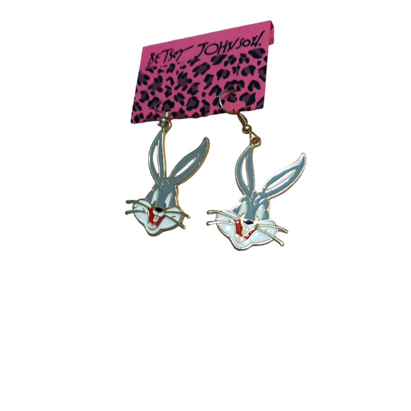 NWOT BJ Fashion Bugs Bunny Cute Enamel Fun Earrings - Picture 3 of 8